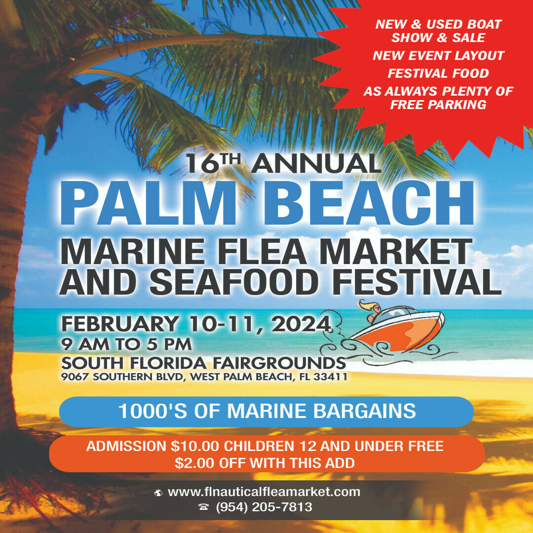 Discover Bargains at the 16th Annual Palm Beach Marine Flea Market and Seafood Festival!, West Palm Beach, Florida, United States