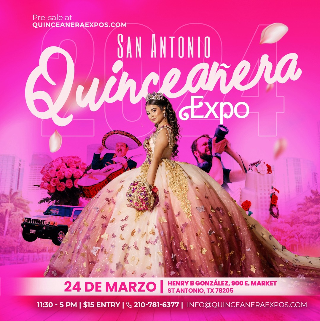 Quinceanera Expo San Antonio March 24th 2024 At the Henry B. Gonzalez From 12:00 to 5pm, San Antonio, Texas, United States