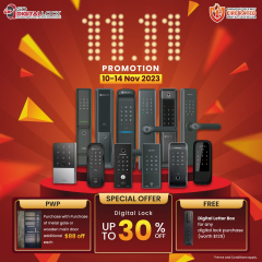 Incredible 11.11 Sale Singapore 2023 from Go Digital Lock