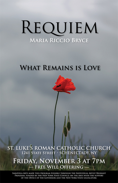 'REQUIEM: What Remains is Love' by MARIA RICCIO BRYCE, Schenectady, New York, United States