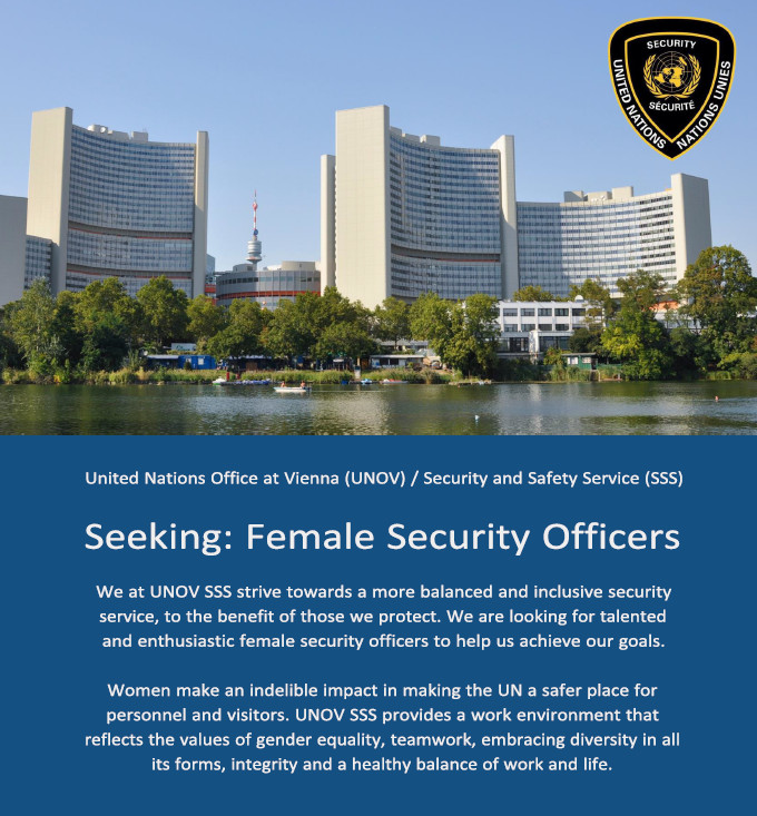 Seeking: Female Security Officers, Online Event