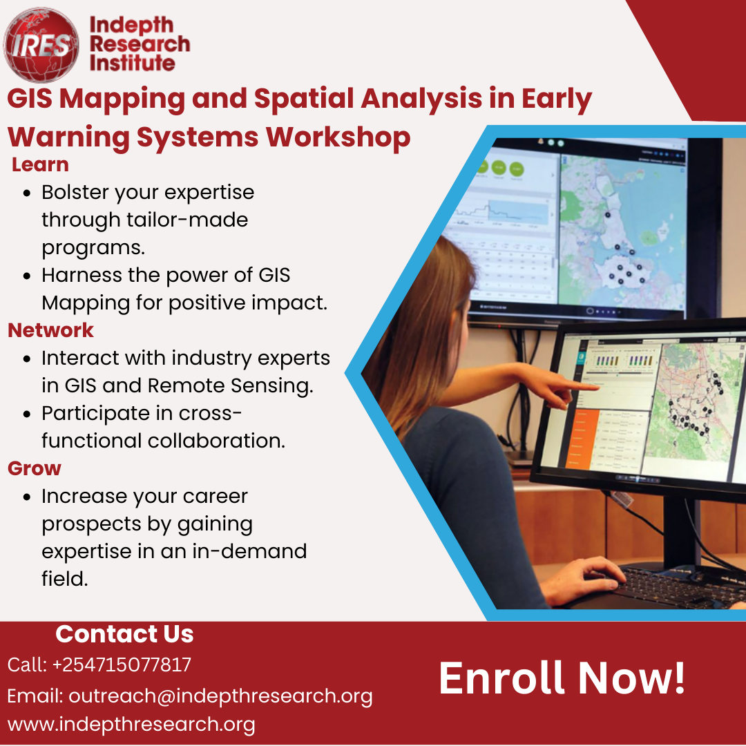 GIS Mapping and Spatial Analysis in Early Warning Systems, Nairobi, Kenya