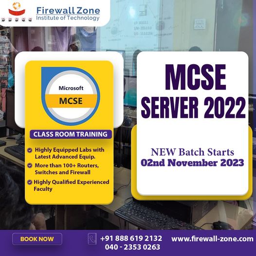 MCSE - Microsoft Server Certification at Firewall-zone Institute of IT, Online Event