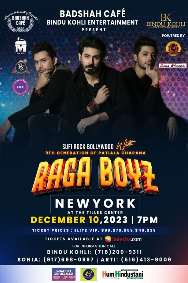 Raga Boyz - Sufi Rock Bollywood with 9th Generation of Patiala Gharana, Greene, New York, United States