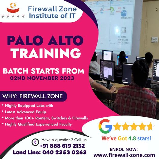 Palo Alto Networks Certified Network Security Administrator (PCNSA) Courses at  Firewall-zone Institute of IT, Online Event