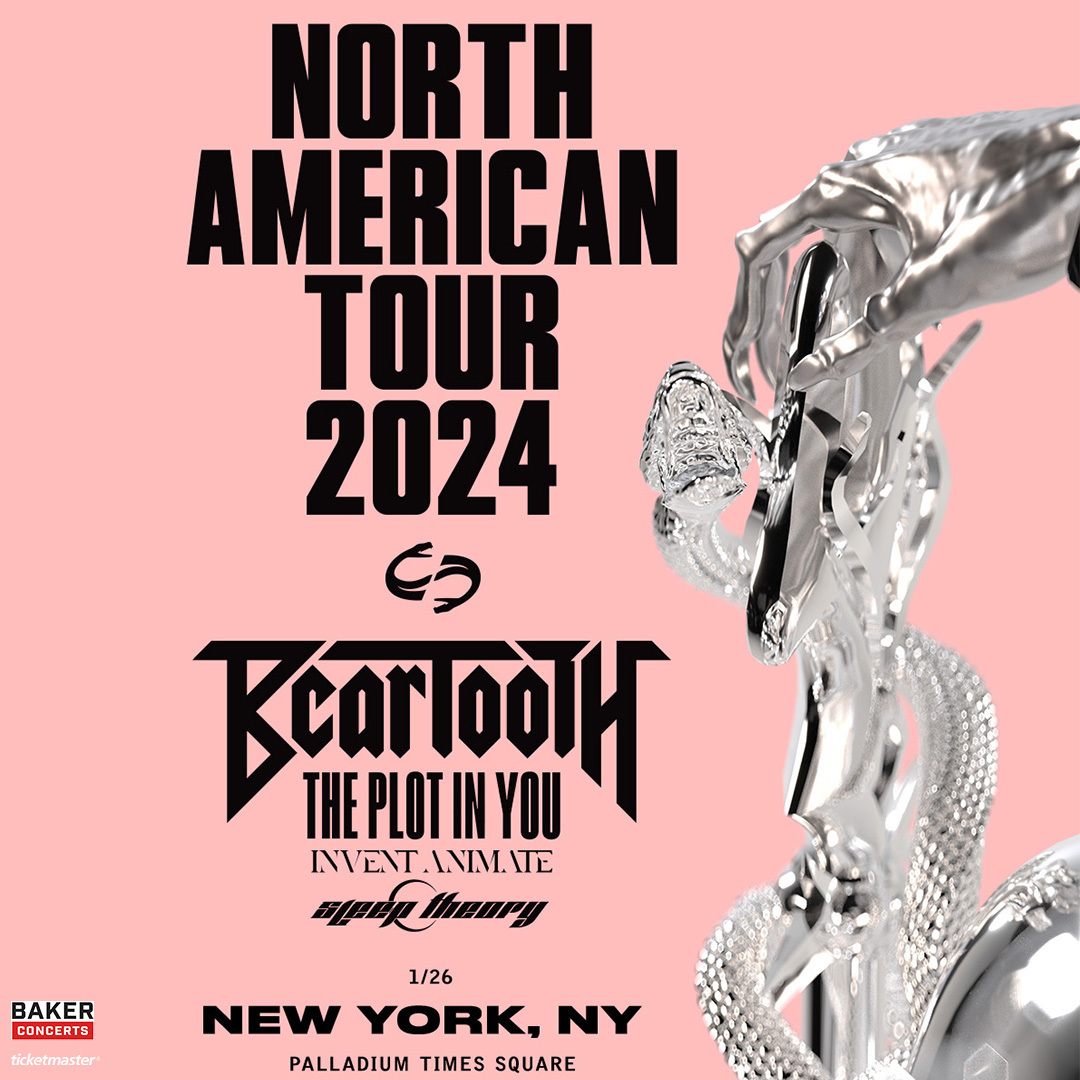 Beartooth in concert in NYC on Jan 26 at Palladium Times Square with The Plot In You, Invent Animate, New York, United States
