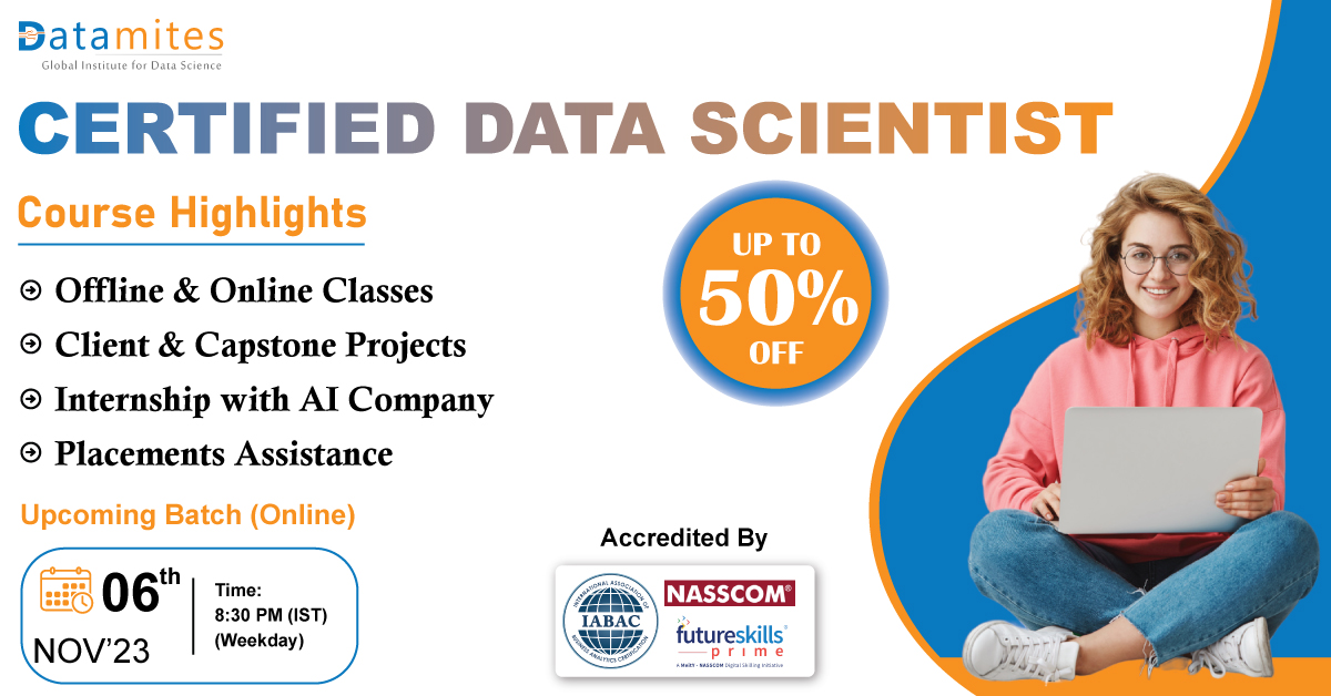 Certified Data Scientist Course in Toronto, Online Event