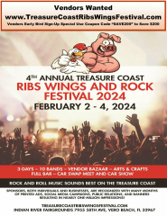 Get Ready to Rock Out at the 5th Annual Treasure Coast Ribs Wings and Rock Festival