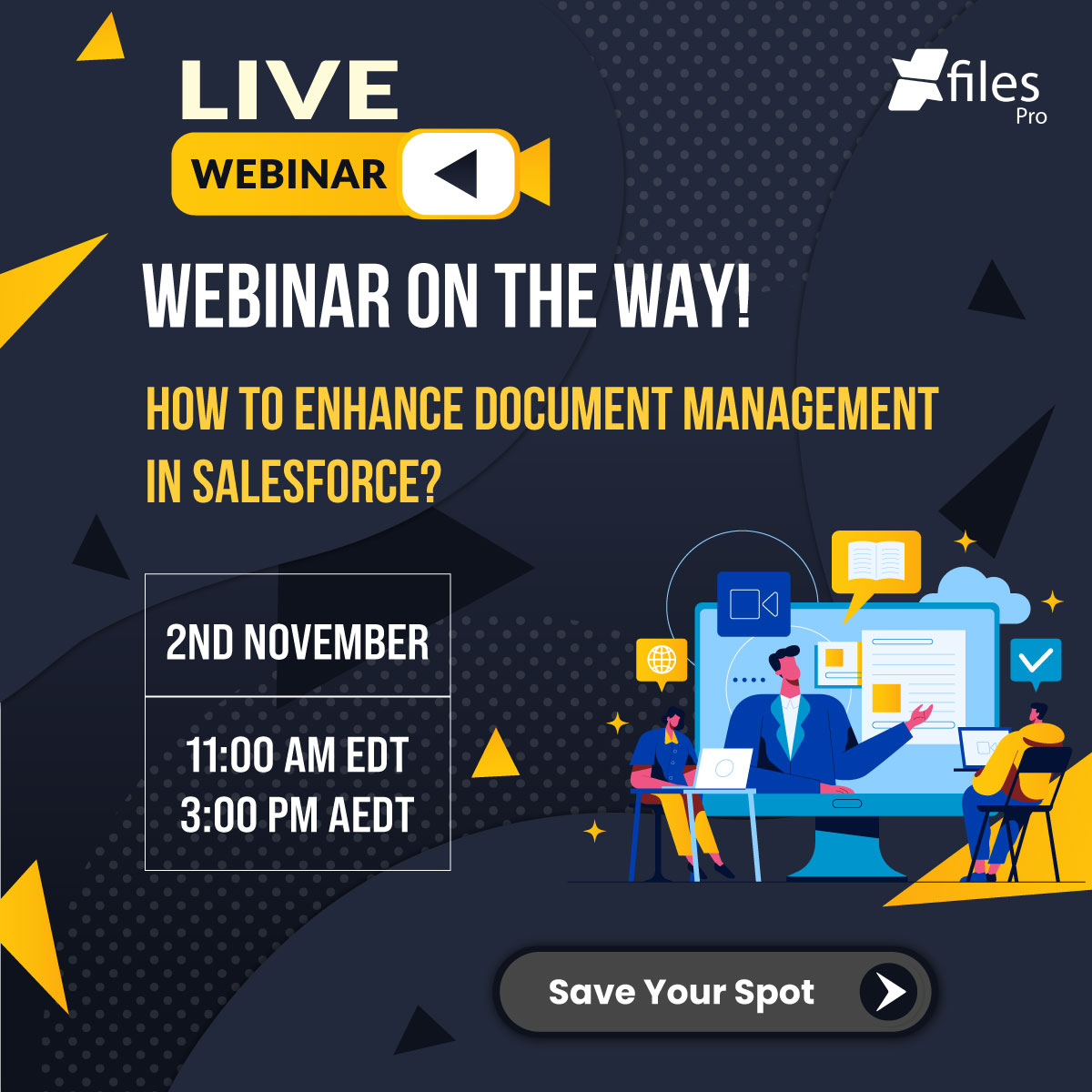 How To Enhance Document Management In Salesforce?, Online Event