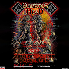 Machine Head in NYC on Feb.10th with Special Guests Fear Factory, Orbit Culture and Gates To Hell