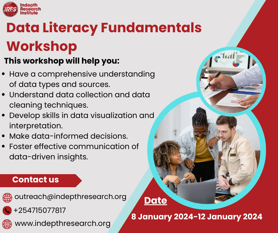 Data Literacy Fundamentals Workshop, Nairobi, Kenya