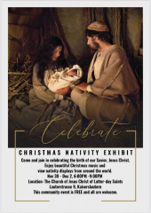 Christmas Nativity Exhibit