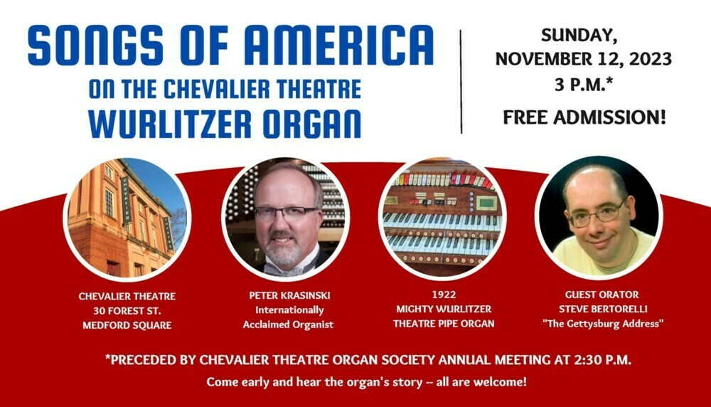 Songs of America Wurlitzer Organ Concert, Medford, Massachusetts, United States