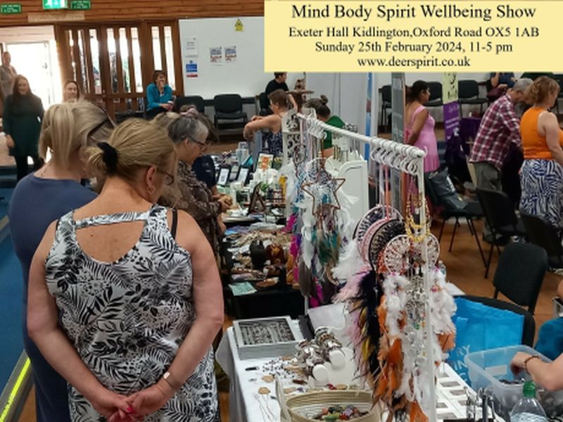 Mind Body Spirit Wellbeing Show, Kidlington February 2024, Kidlington, England, United Kingdom