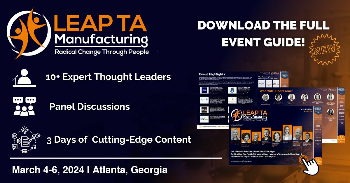 LEAP TA: Manufacturing 2024, Atlanta, Georgia, United States