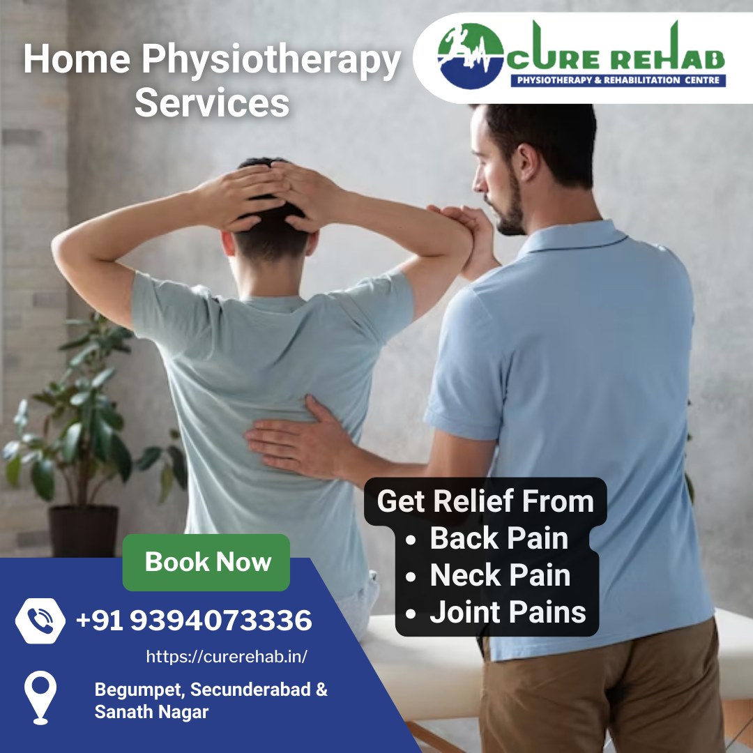 Home Physiotherapy Services Hyderabad | Best Home Physiotherapy Services Hyderabad | Cure Rehab Home Physiotherapy Services | Best Home Physiotherapy Services, Hyderabad, Telangana, India