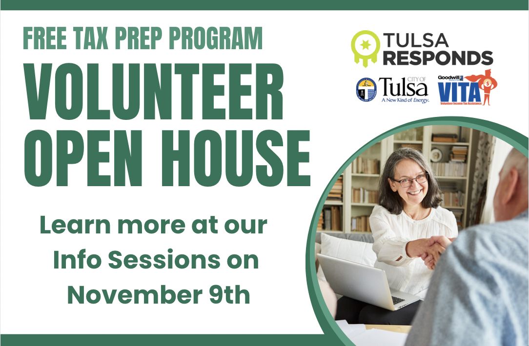Tax Program Volunteer Recruitment Open House, Tulsa, Oklahoma, United States