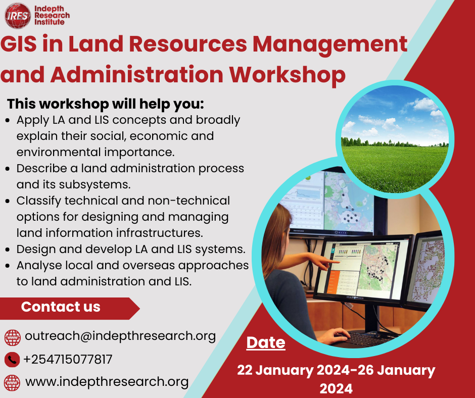 GIS in Land Resources Management and Administration, Nairobi, Kenya