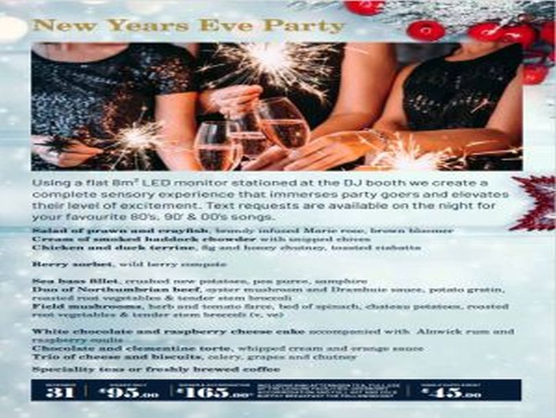New Years Eve Party Holiday Inn Newcastle Gosforth Park, Newcastle upon Tyne, England, United Kingdom