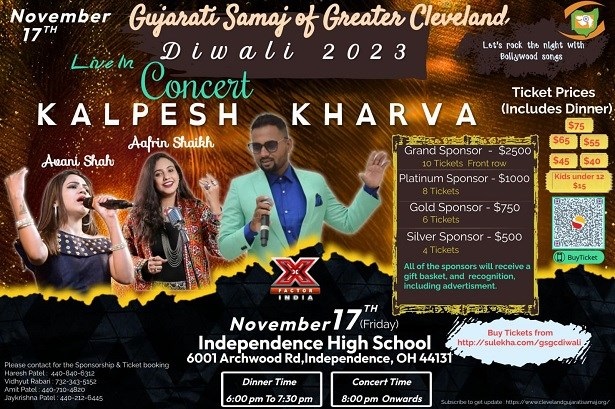 Gujarati Samaj of Greater Cleveland Diwali Party 2023, Lake, California, United States
