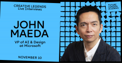 Live Interview with Legendary John Maeda, VP of Design and AI at Microsoft