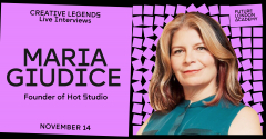 Live Interview with Legendary Maria Giudice, Founder of Hot Studio
