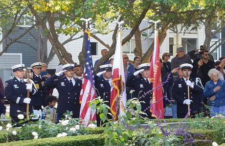 Veterans Day Ceremony, Mountain View, California, United States