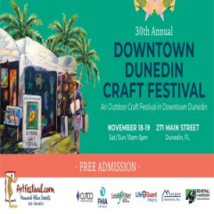 30th Annual Downtown Dunedin Craft Festival - November 18-19