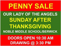 Our Lady of Angels Penny Sale