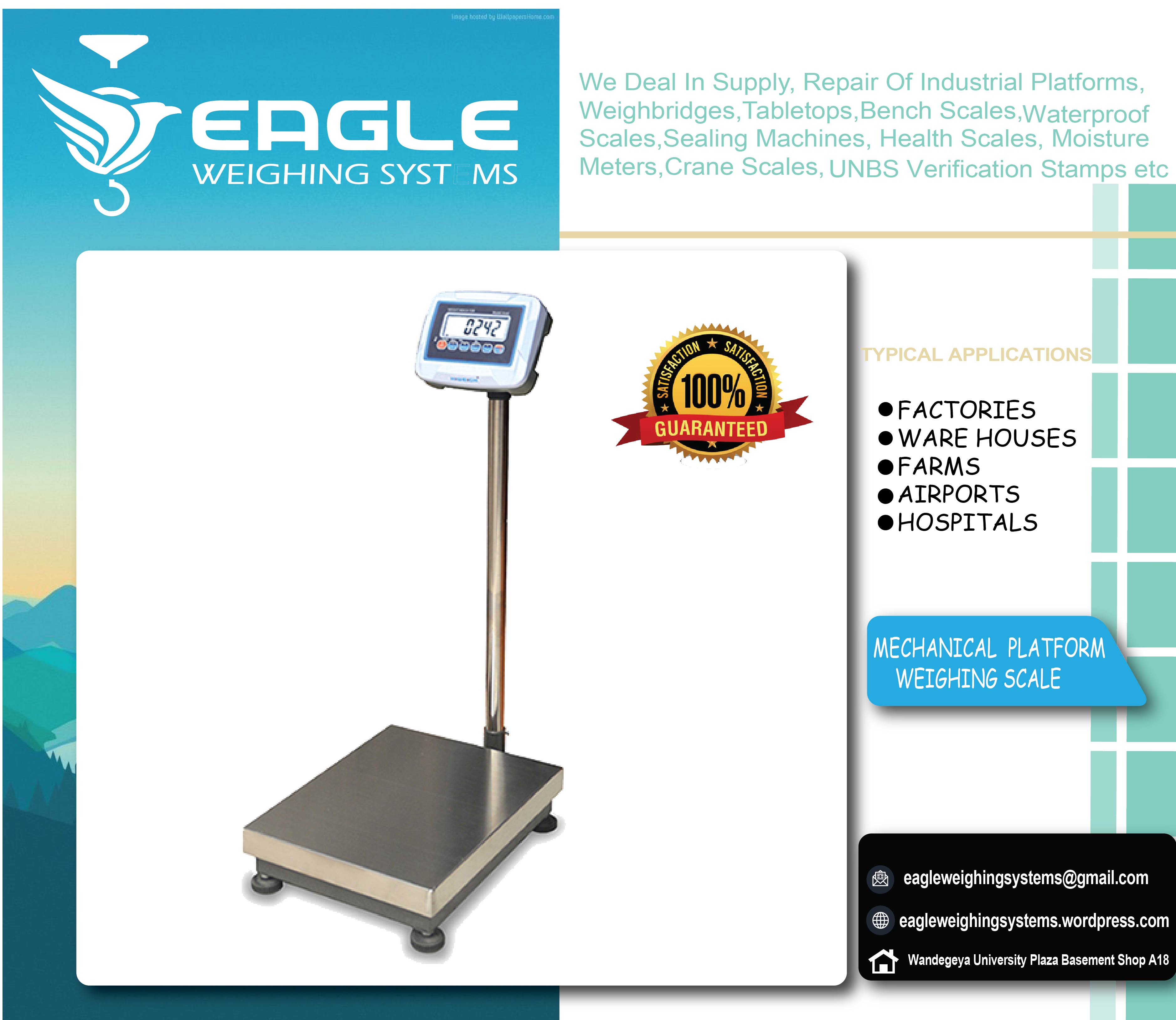 +256 (0) 700225423 Low Price Guaranteed Quality stainless electronic platform scale, Kampala District, Central, Uganda
