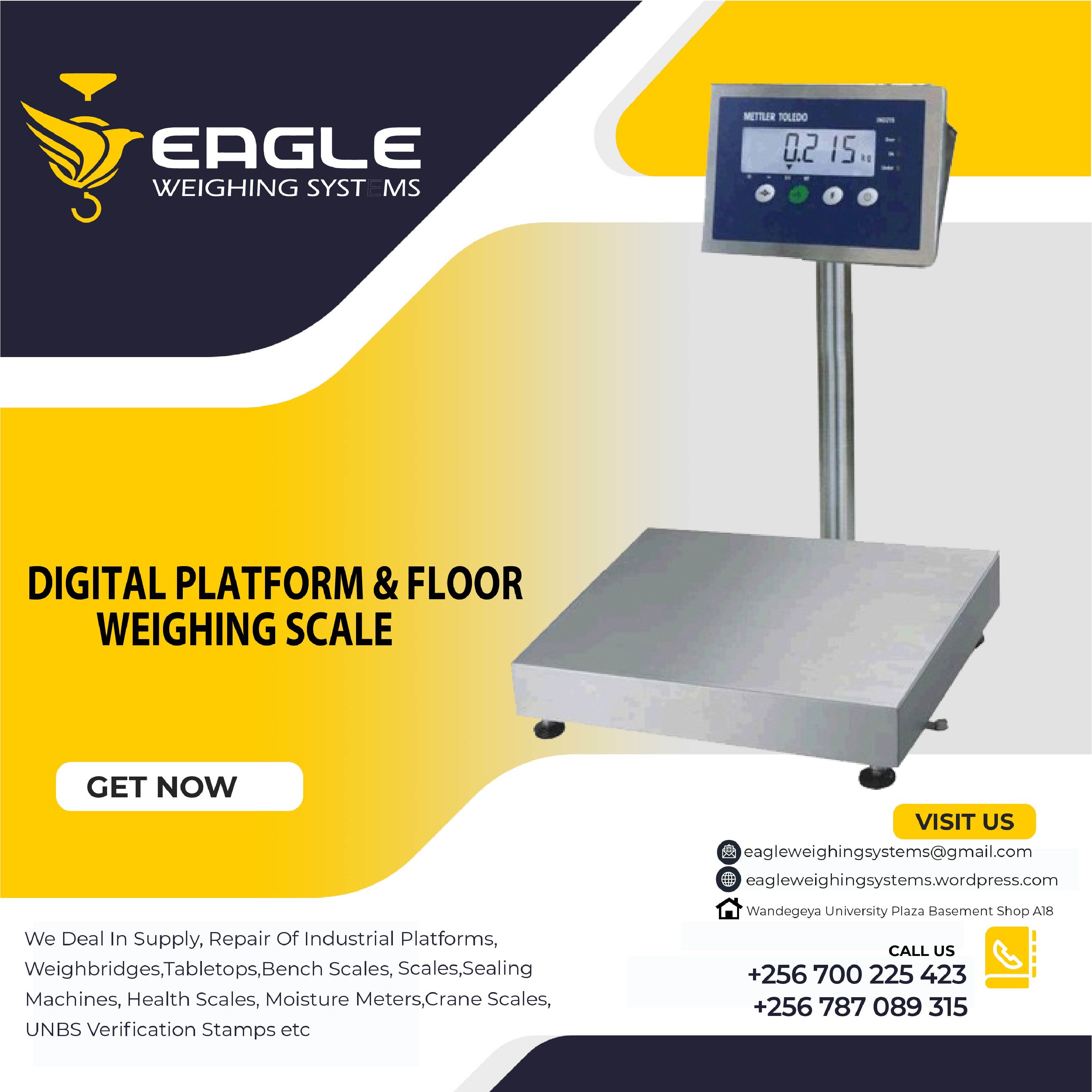 mechanical industrial use weighing scales, Kampala Central Division, Central, Uganda