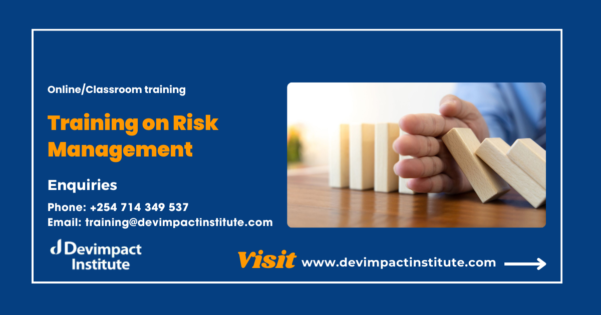 Training on Risk Management, Devimpact Institute, Nairobi, Kenya