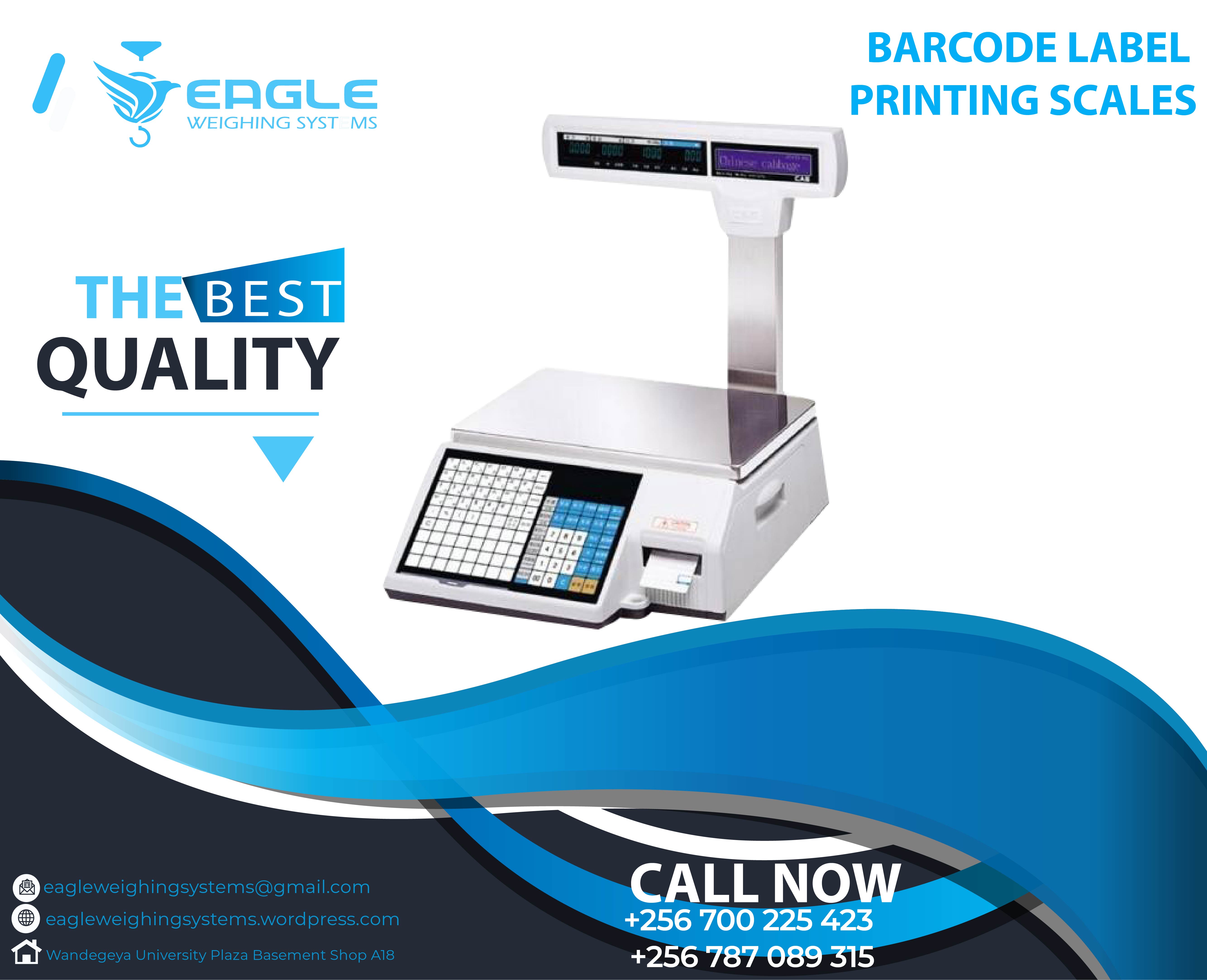 +256 (0) 787089315 Electronic Scale Printing Label Display Scale, Kampala Central Division, Central, Uganda