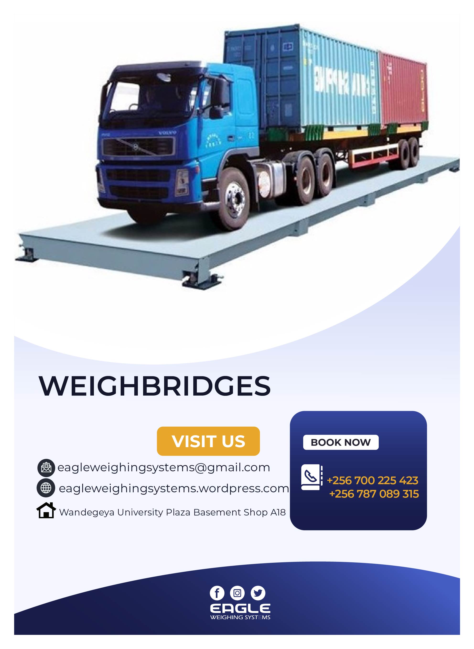 +256 (0) 787089315 WEIGHBRIDGE WITH CONCRETE SLAB IN UGANDA, Kampala Central Division, Central, Uganda