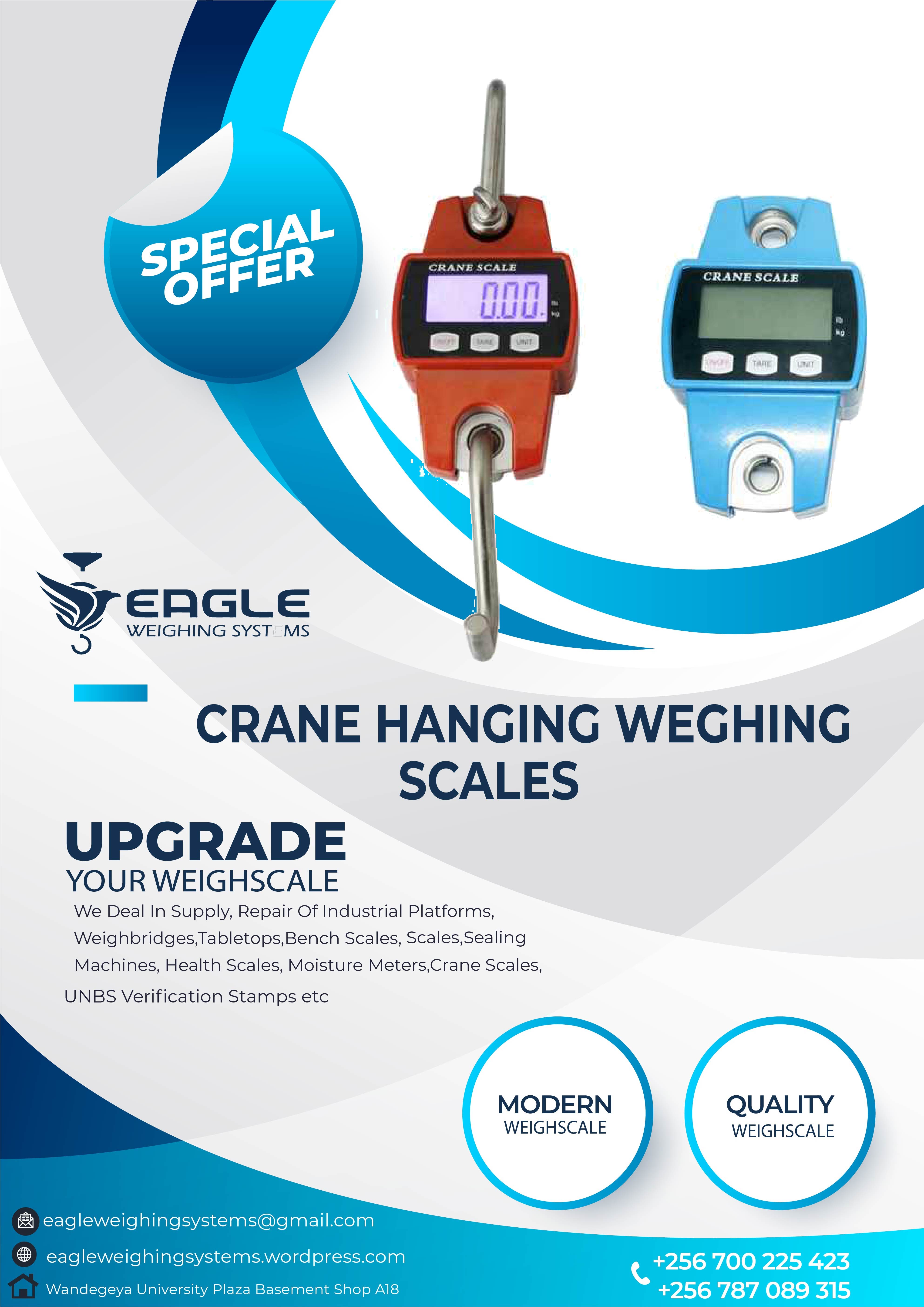 +256 (0) 787089315  Hanging Crane scales 200kg for sale in Uganda, Kampala Central Division, Central, Uganda