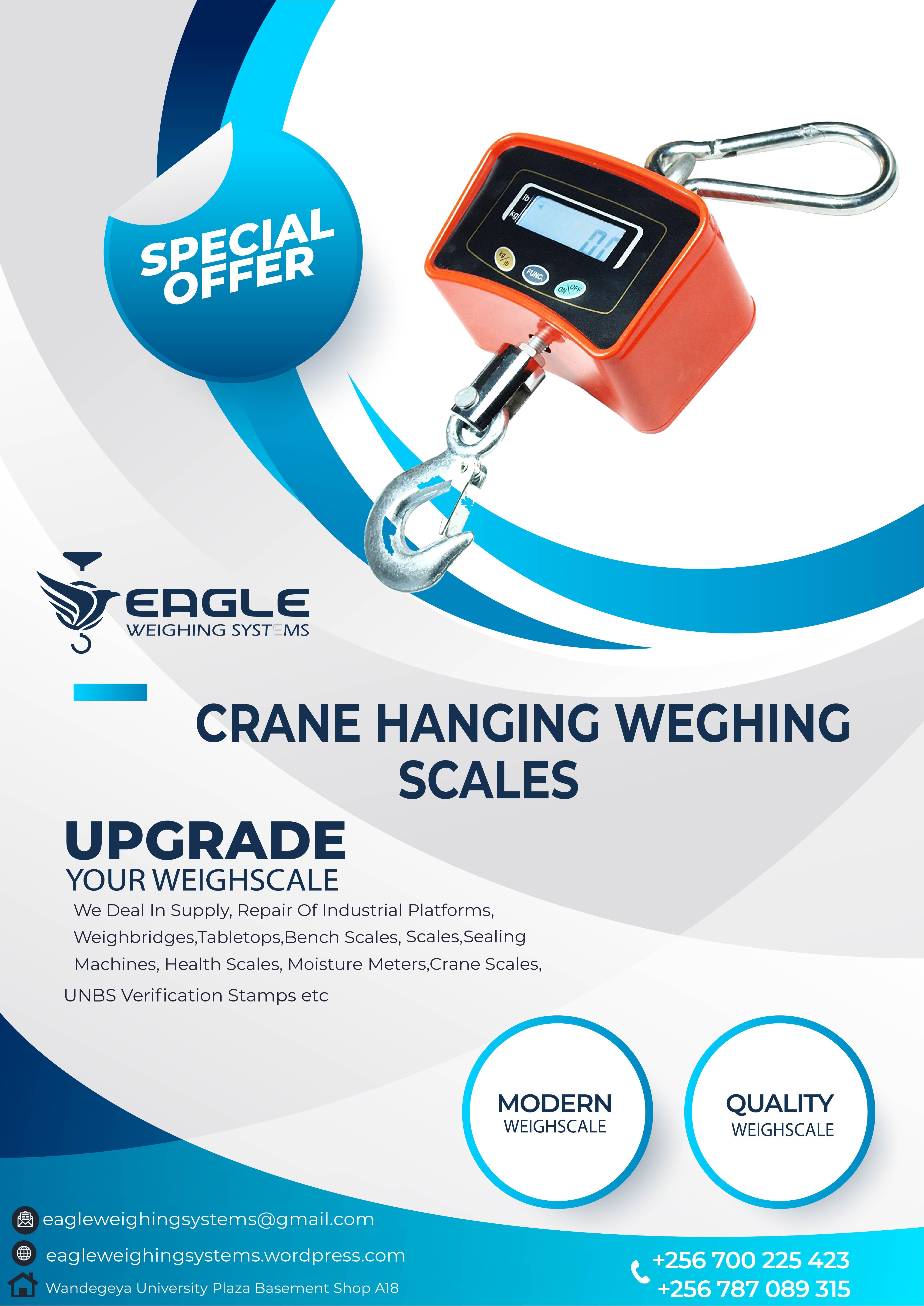 +256 (0) 787089315 Digital Weighing Hook Hanging Crane Scales in Kampala, Kampala Central Division, Central, Uganda
