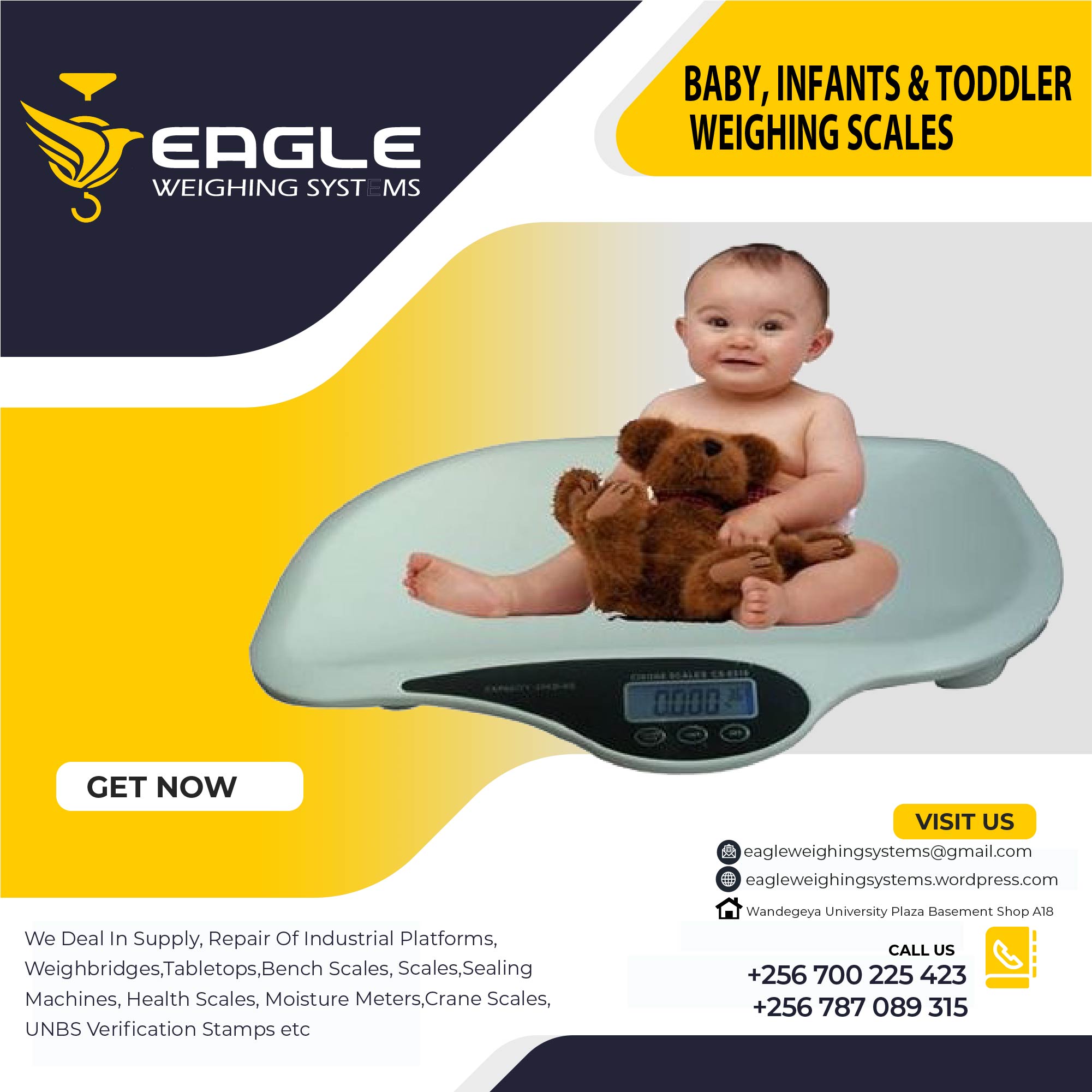 +256 (0) 700225423 digital scale weighing baby’s weight, Kampala District, Central, Uganda