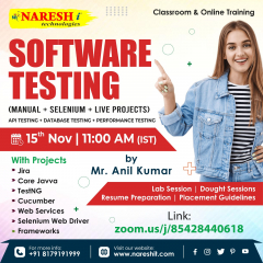 Software Testing Online Training Course in Hyderabad - NareshIT