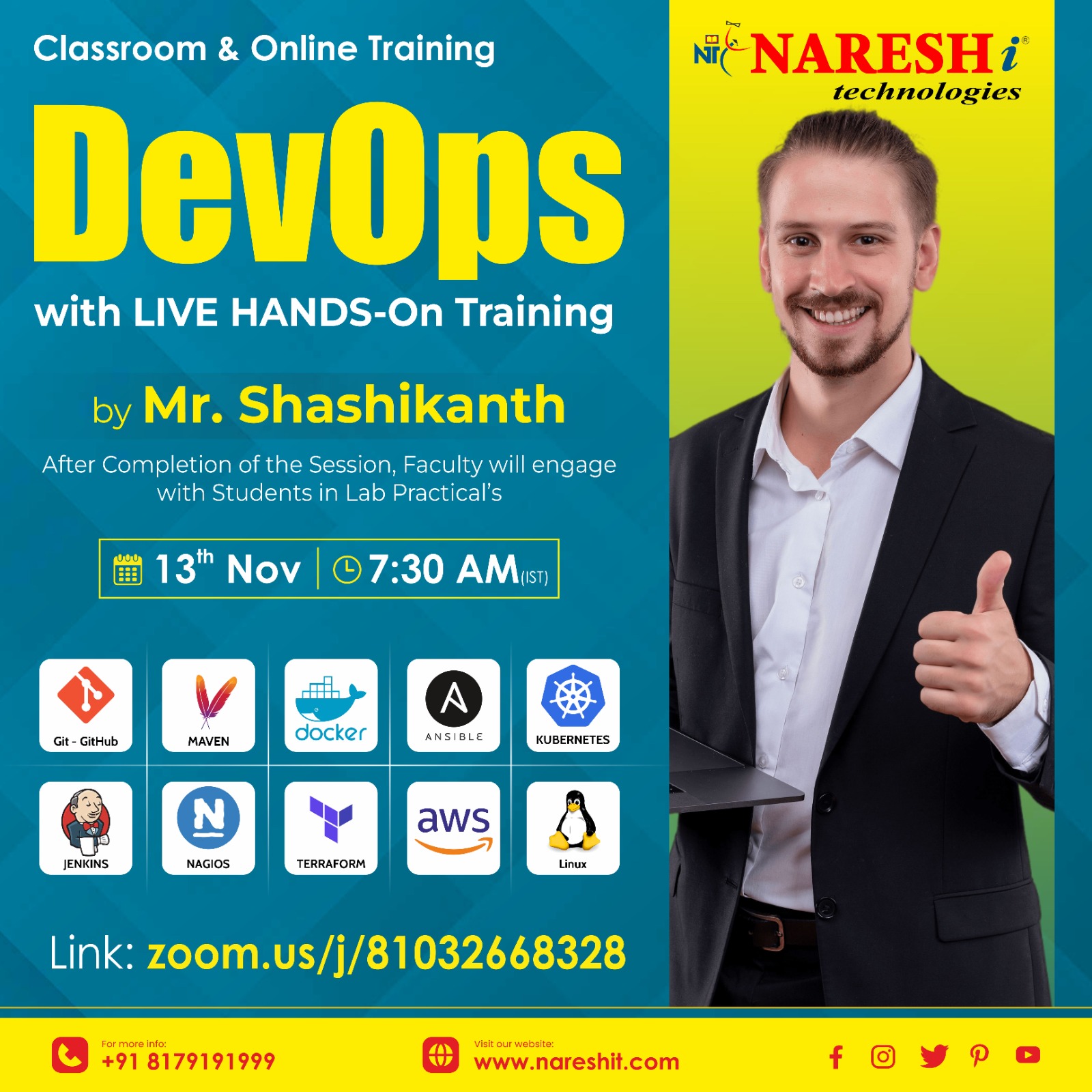 DEVOPS ONLINE TRAINING NARESHIT -, Online Event