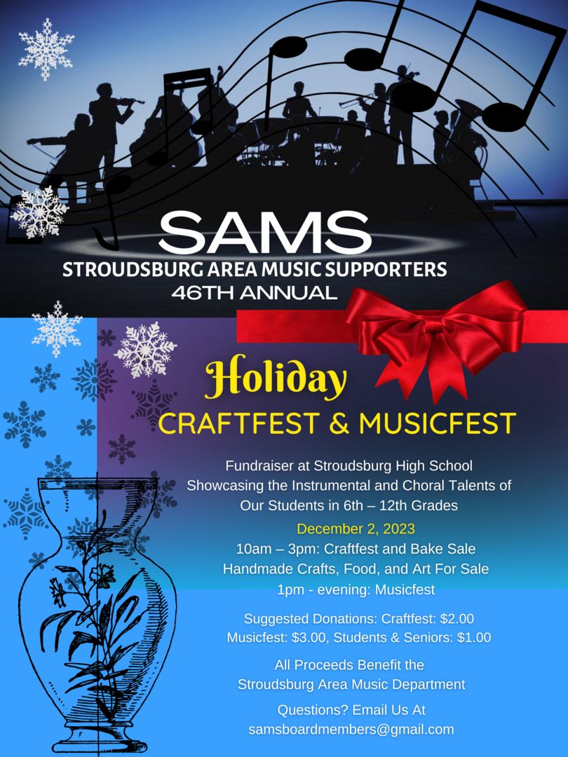 SAMS 46th Annual Holiday Craftfest and Musicfest, Stroudsburg, Pennsylvania, United States