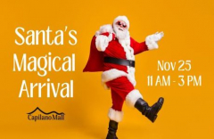 Santa's Magical Arrival at Capilano Mall