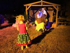 Outdoor Live Christmas Nativity