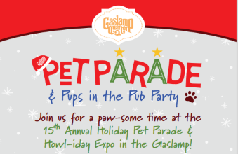 15th Annual Gaslamp Pet Parade & Pups in the Pub Party, San Diego, California, United States