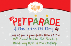 15th Annual Gaslamp Pet Parade & Pups in the Pub Party