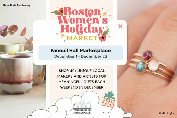 Boston Women's Holiday Market at Faneuil Hall, Boston, Massachusetts, United States