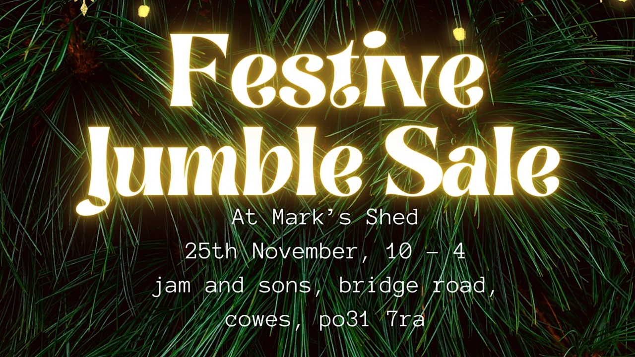 Festive Jumble Sale, Cowes, England, United Kingdom