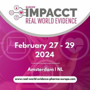 IMPACCT Real World Evidence Summit Europe, Schiphol, Noord-Holland, Netherlands