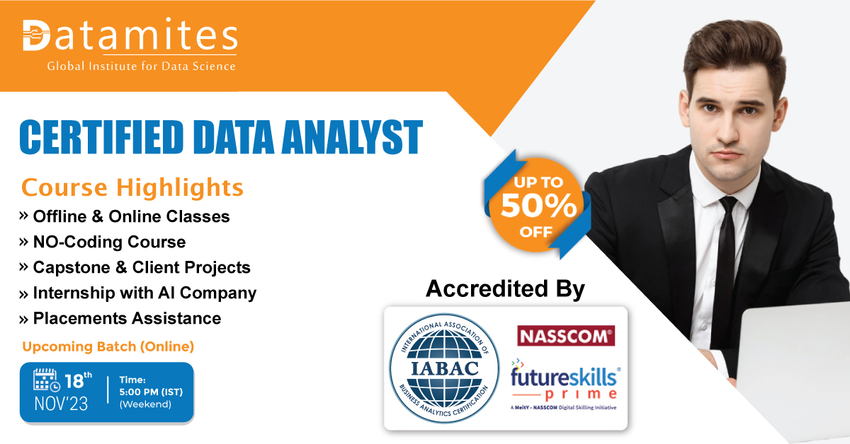 Certified Data Analyst Training in Mumbai, Online Event