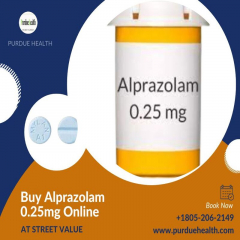 Buy Alprazolam 0.25mg Online at Street Value | PurdueHealth