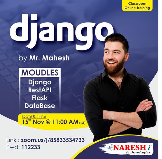 Django online training - Naresh IT, Online Event